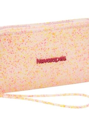 Havaianas Mini Bag Super Glitter Water Resistant Wristlet NWT